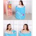 Bathtubs Freestanding Folding Inflatable Bath tub Household Bath tub Children's Adult Thick Plastic Bath tub Free Inflatable (Color : Blue  Size : 6570cm) - B07H7JD952